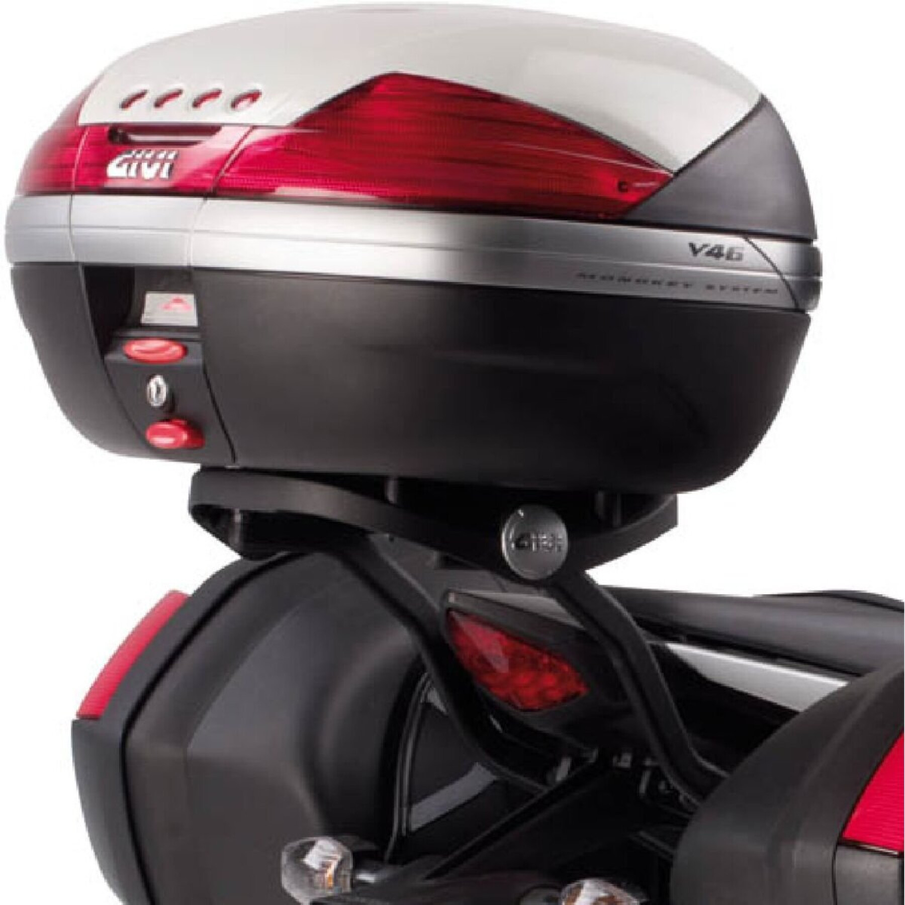 Motorcycle top case support Givi Monokey ou Monolock Honda CBR 600 F (11 à 13)