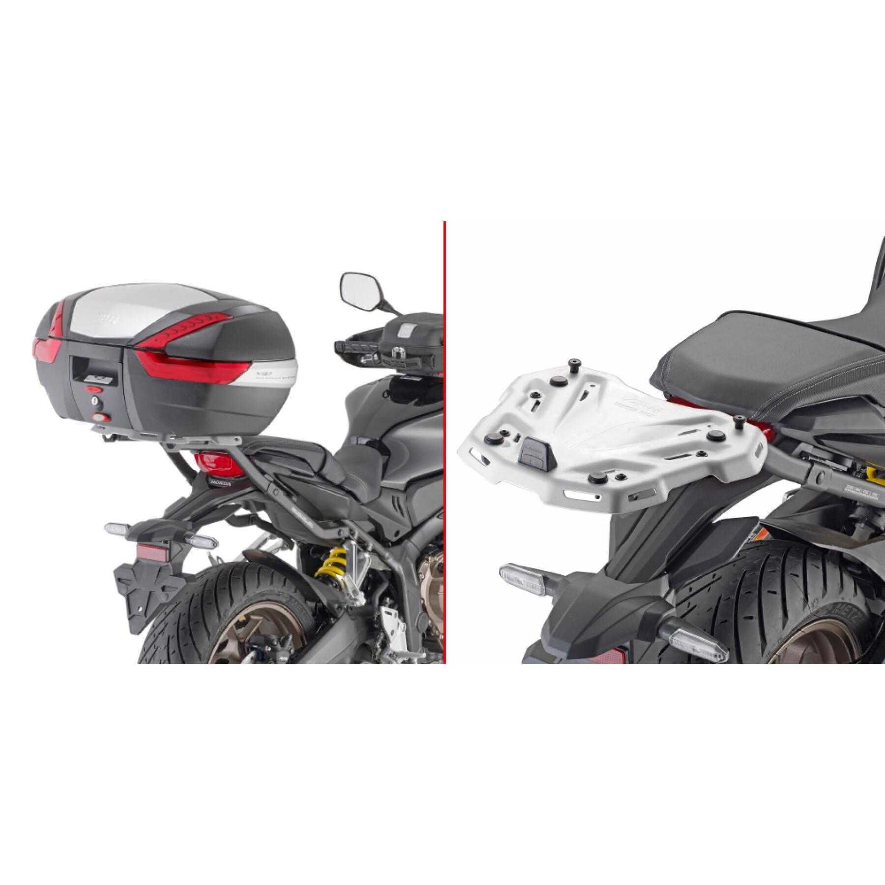 Motorcycle top case support Givi Monokey ou Monolock Honda CB650 R (19 à 20)