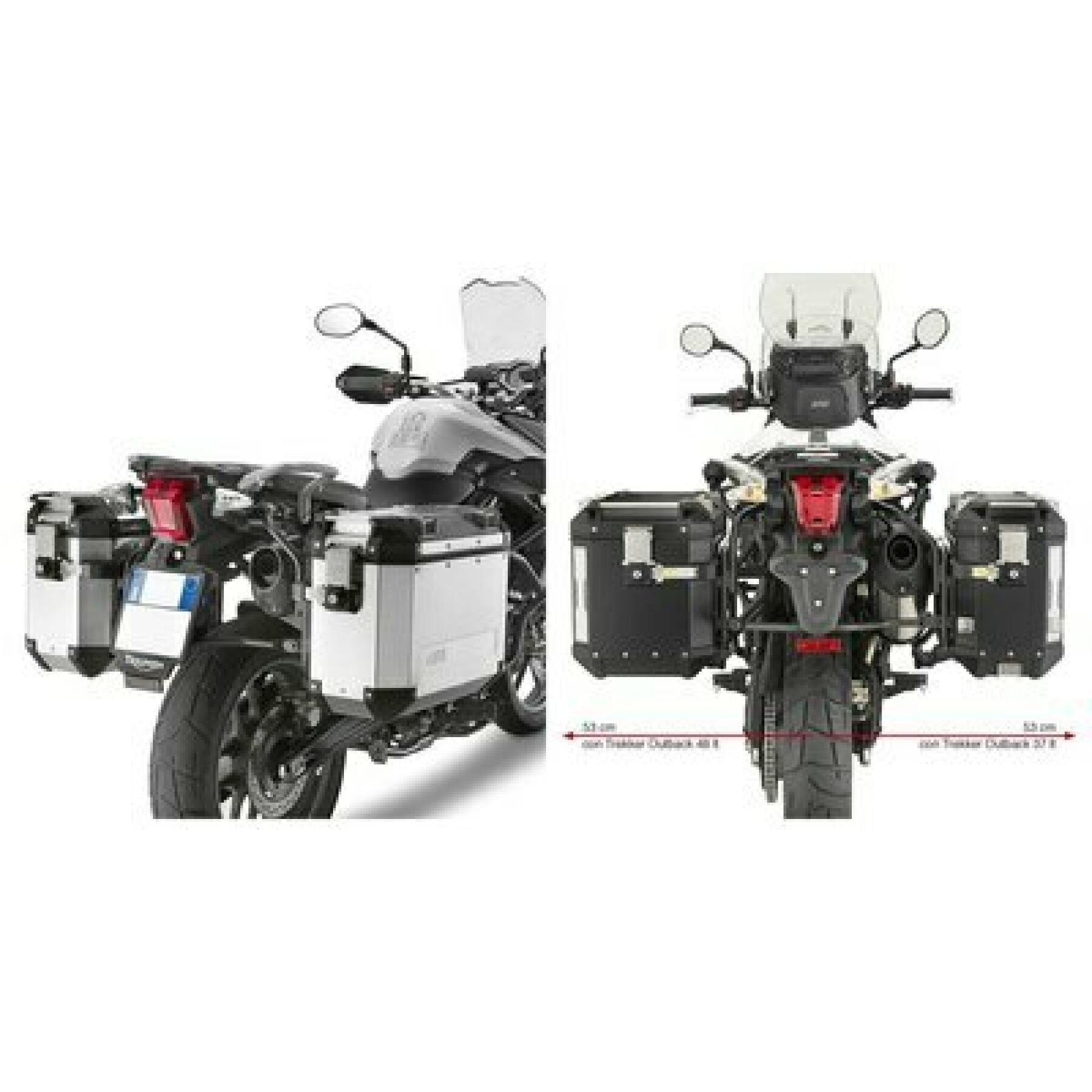 Motorcycle side case support Givi Monokey Cam-Side Triumph Tiger 800/800 Xc/800 Xr (11 À 17)