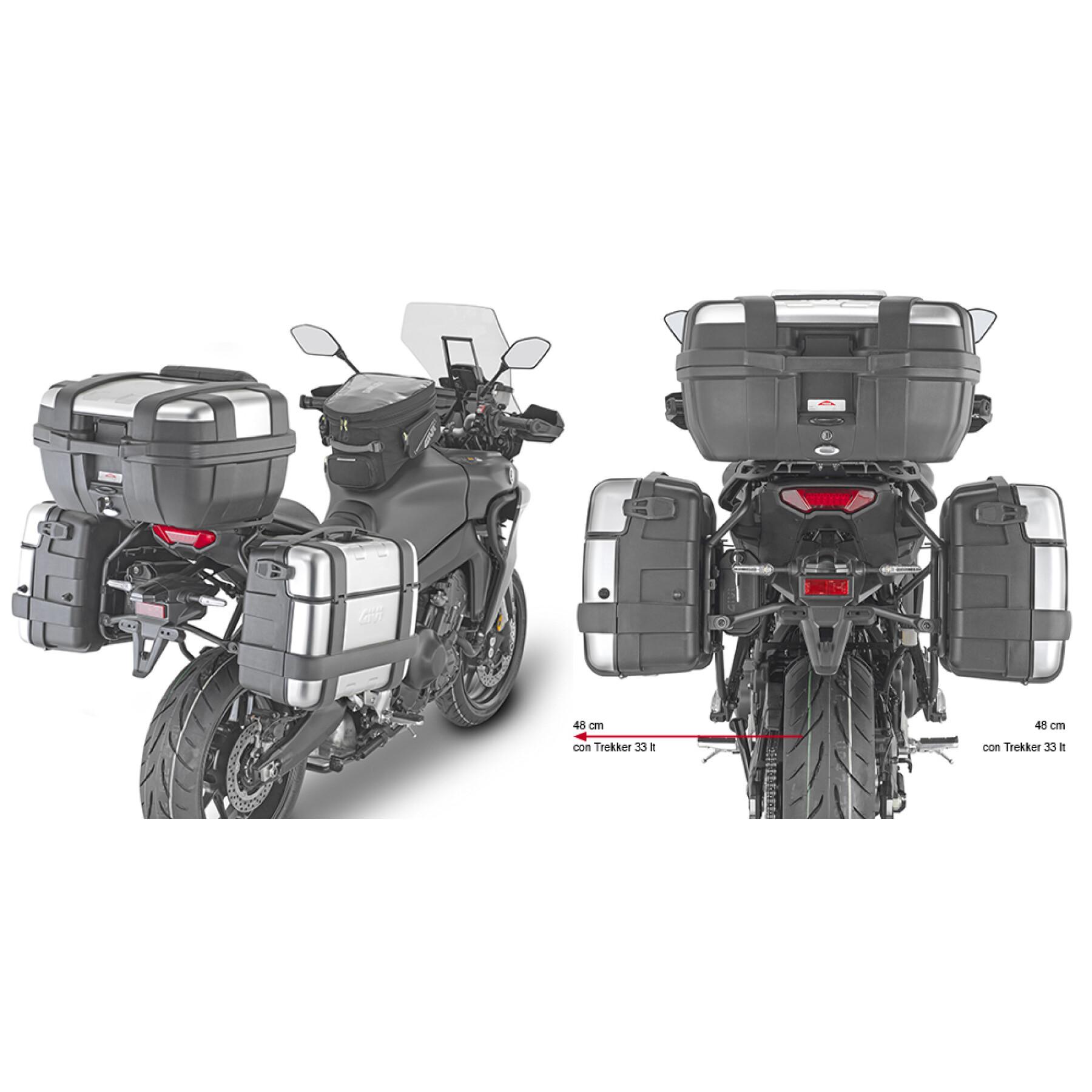 Motorcycle side case support Givi Monokey Yamaha Tracer 9 21