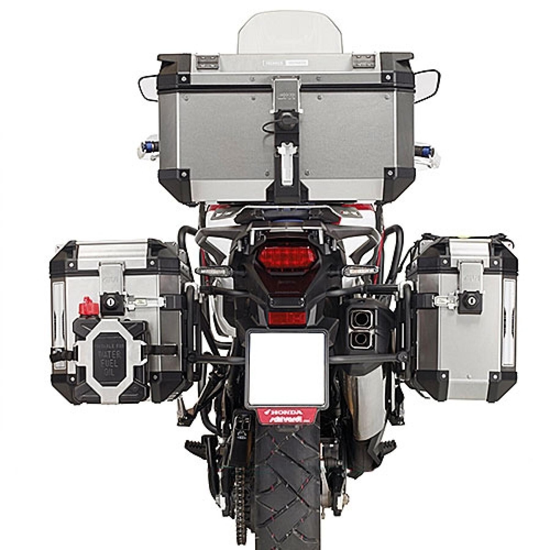 Pair of motorcycle side cases Givi Trekker Outback 48 L + 37 L