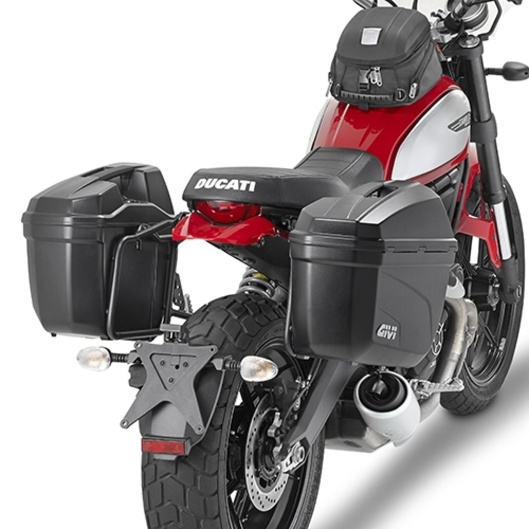Motorcycle side case support Givi Monokey Ducati Scrambler 400 (16 À 20)