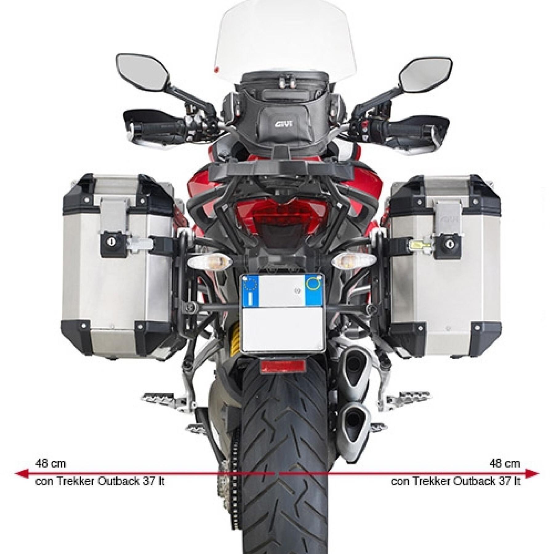 Motorcycle side case support Givi Monokey Cam-Side Ducati Multistrada 1200 (15 À 18)