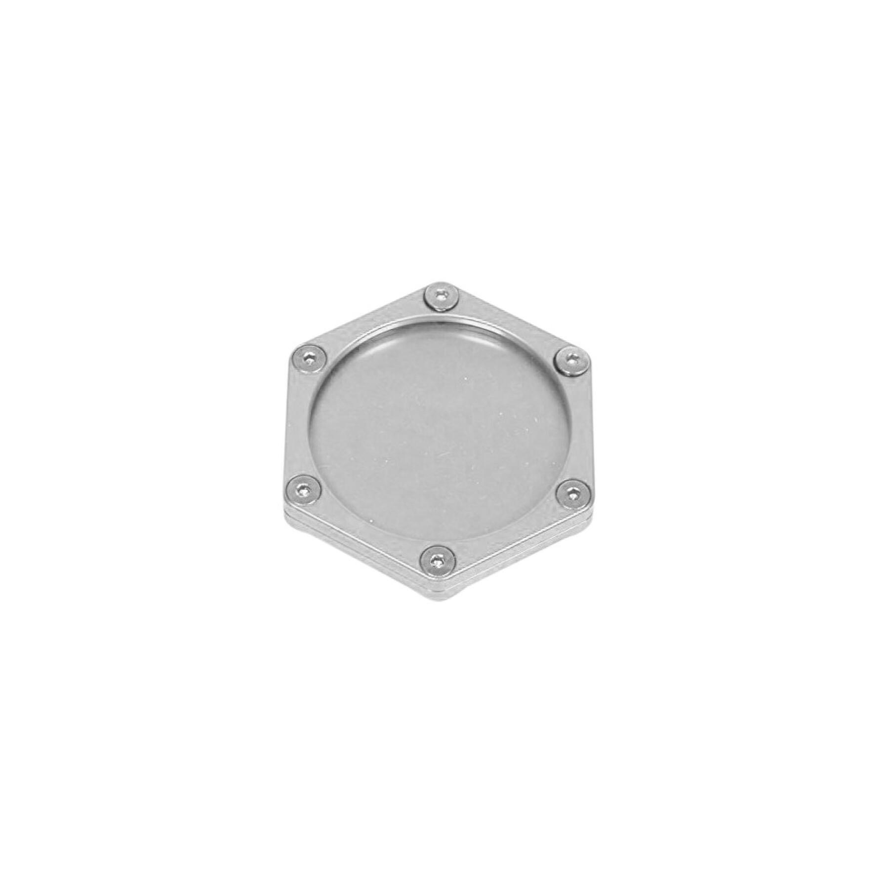 Hexagonal aluminium sticker holder Racing Moto Technology