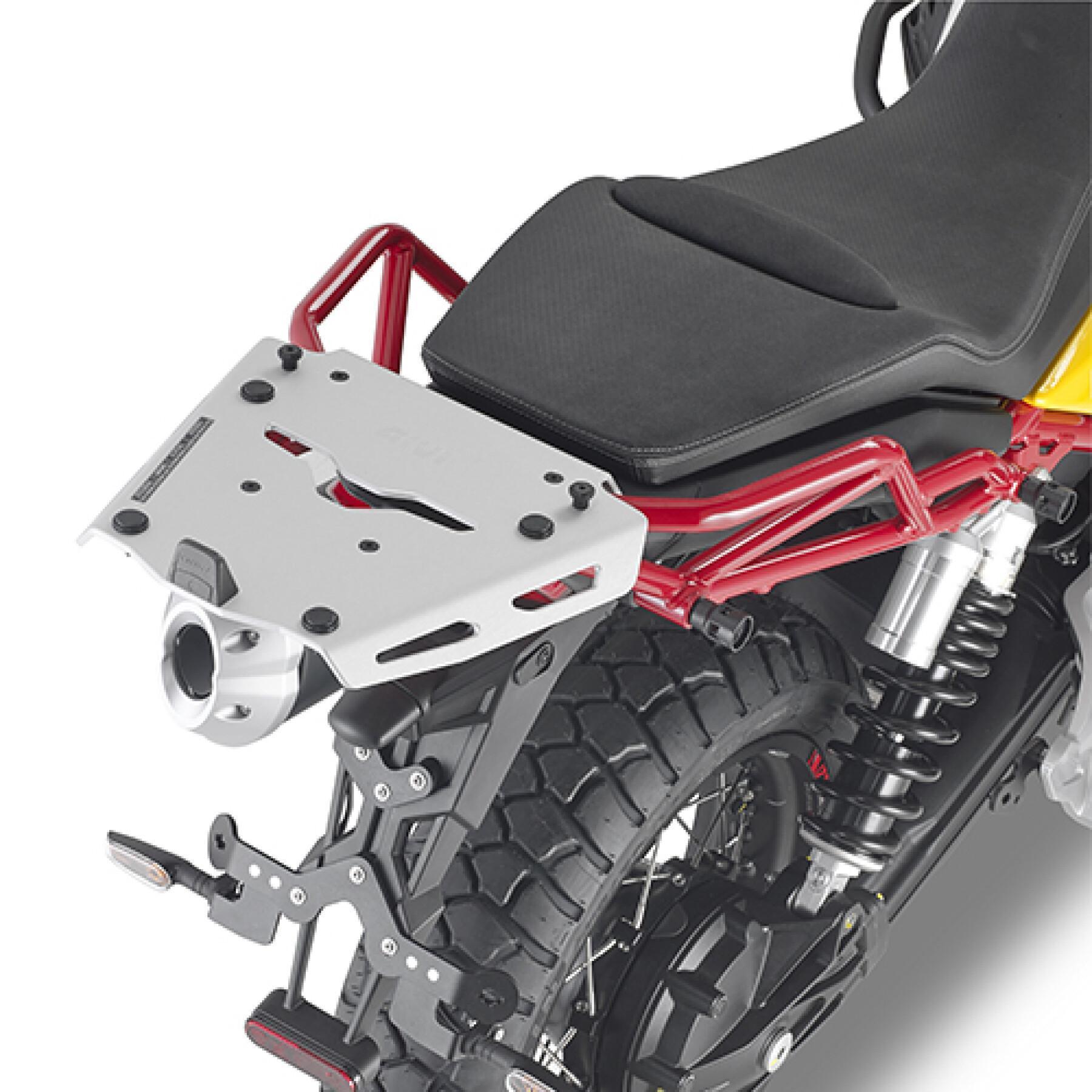 Aluminium motorcycle top case support Givi Monokey Moto Guzzi V85 TT (19 à 21)