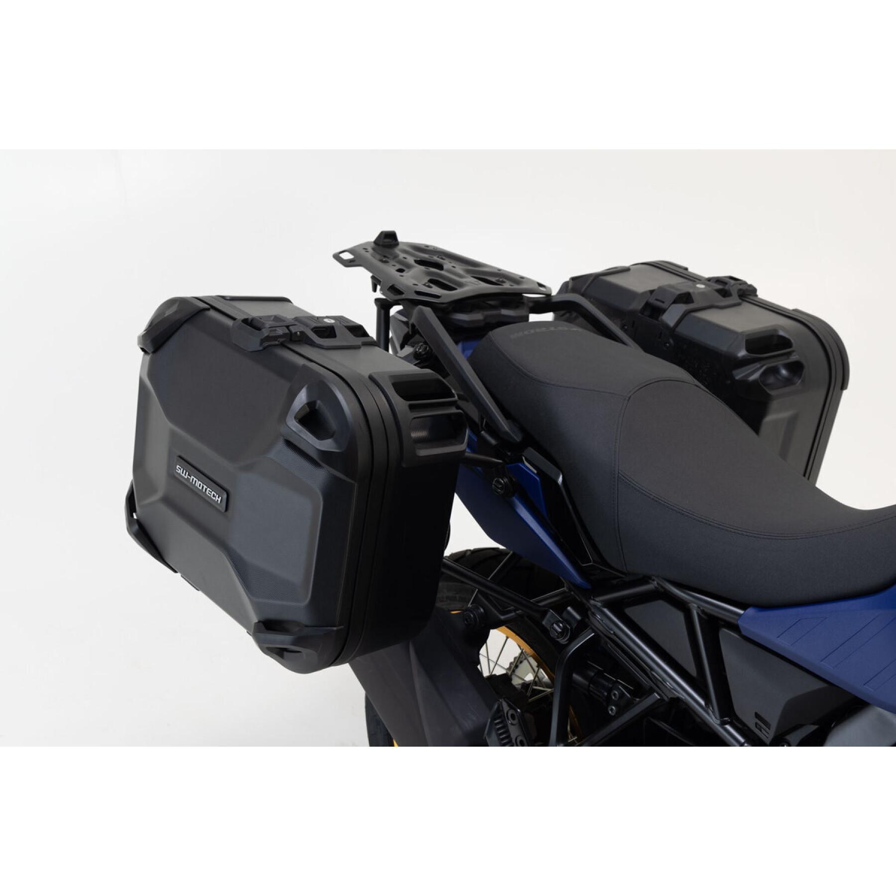Rigid motorcycle side case system SW-Motech DUSC Yamaha MT-07 Tracer (16-)