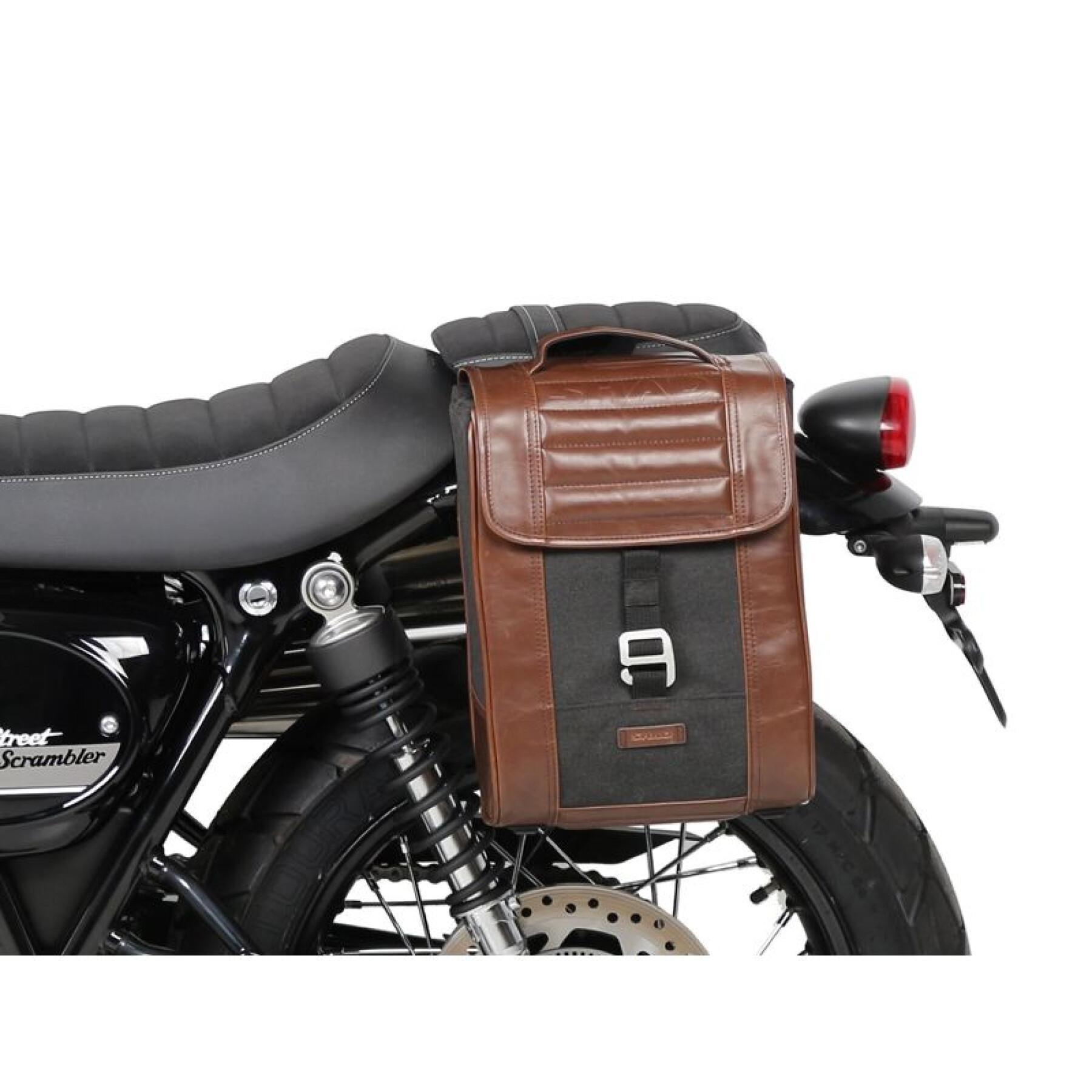 Side bag holder motoshad sr series coffee racer triumph street scrambler 900 (18 to 21)