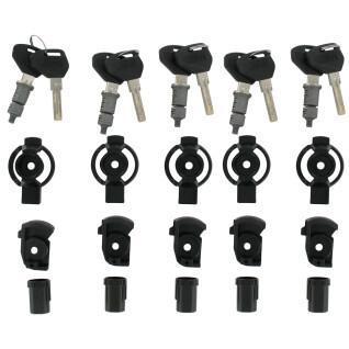 Set of 5 safety locking cylinders Givi