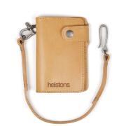 Leather wallet Helstons moon wallet + lacet